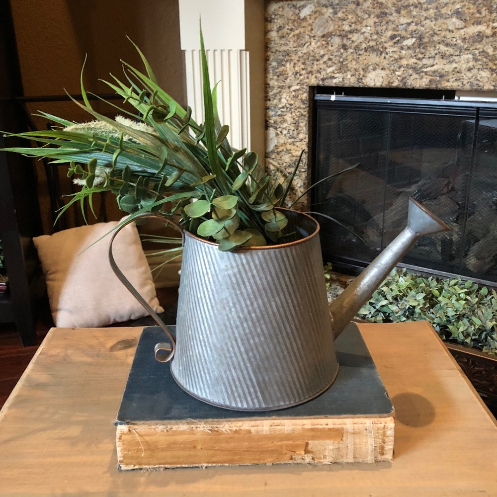 Burton and Burton Galvanized Watering Can.